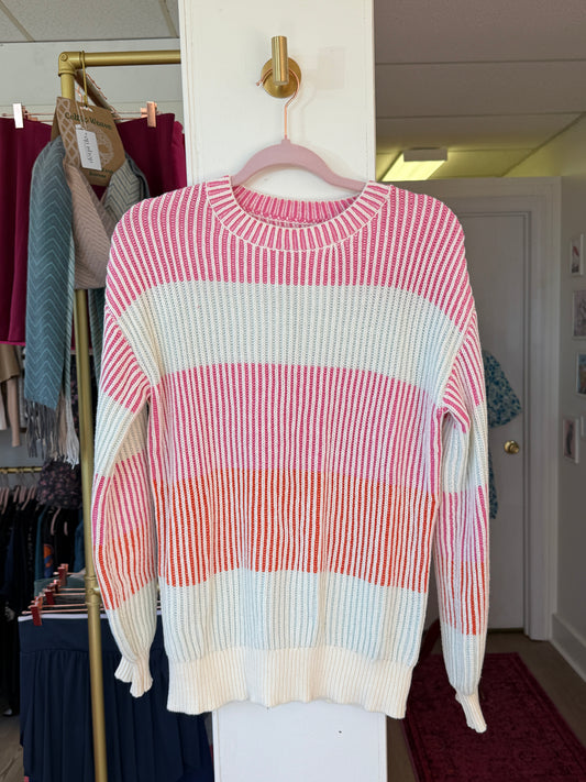 Striped S Sweater