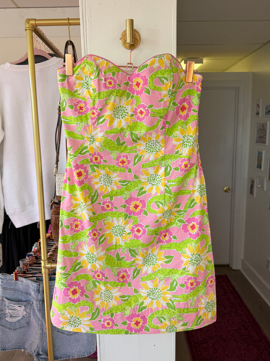 Lilly Pulitzer 4 Croc Monsieur Dress